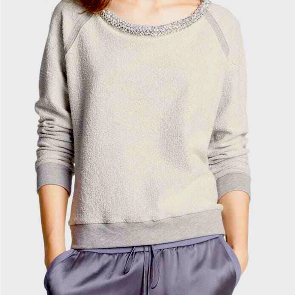 Haute Hippie Embellished Neck Sweatshirt
Size M - NWT - Picture 1 of 7